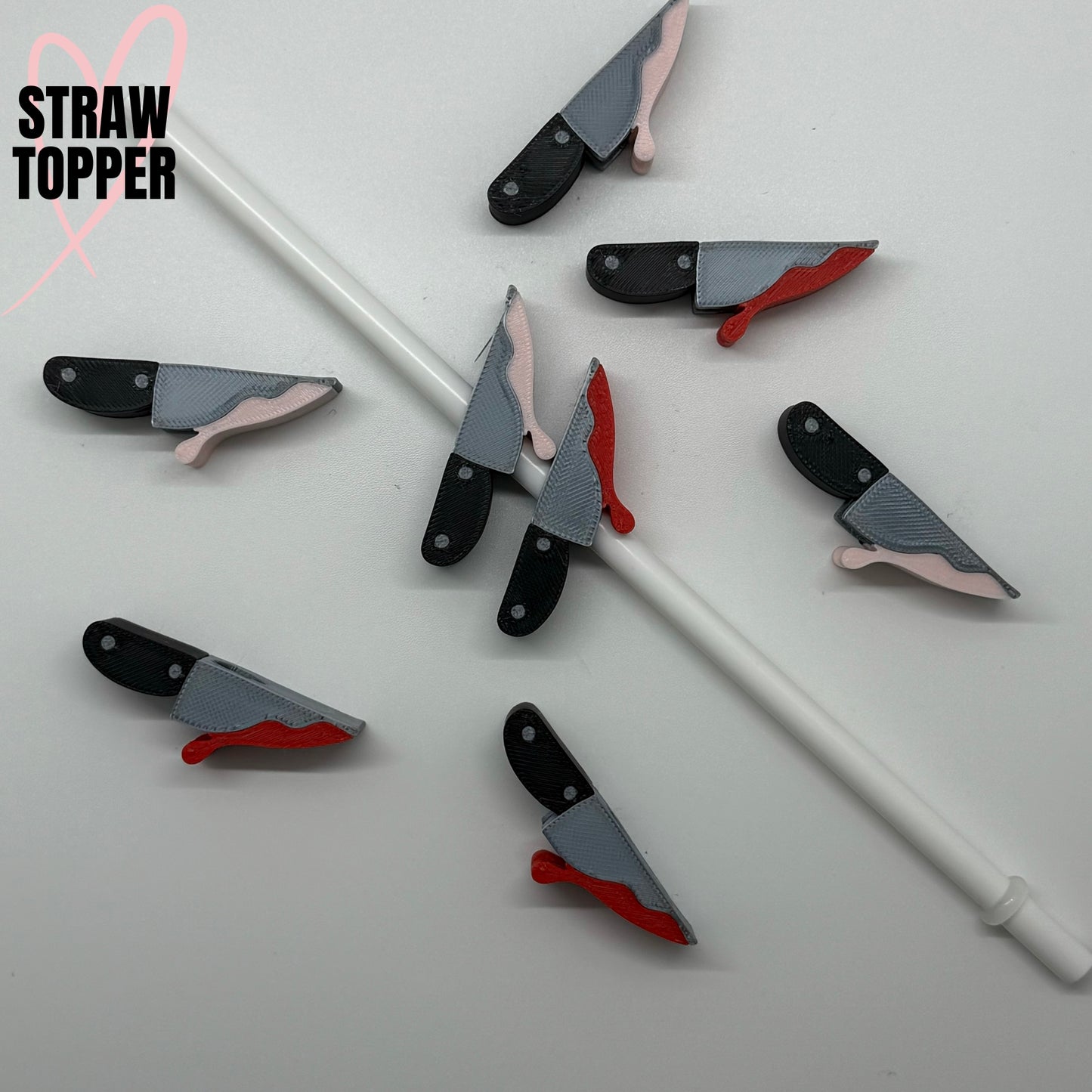 KNIFE STRAW TOPPER