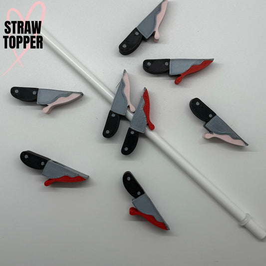 KNIFE STRAW TOPPER