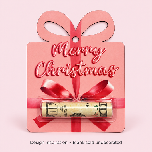 Present Money Holder - Sublimation Blank