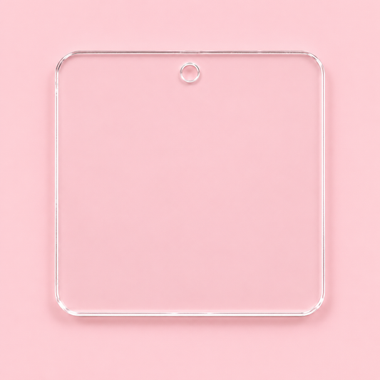 Rounded Square Acyrlic - Pack of 10