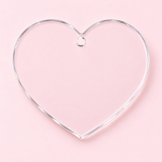 Heart Acrylic - Pack of 10